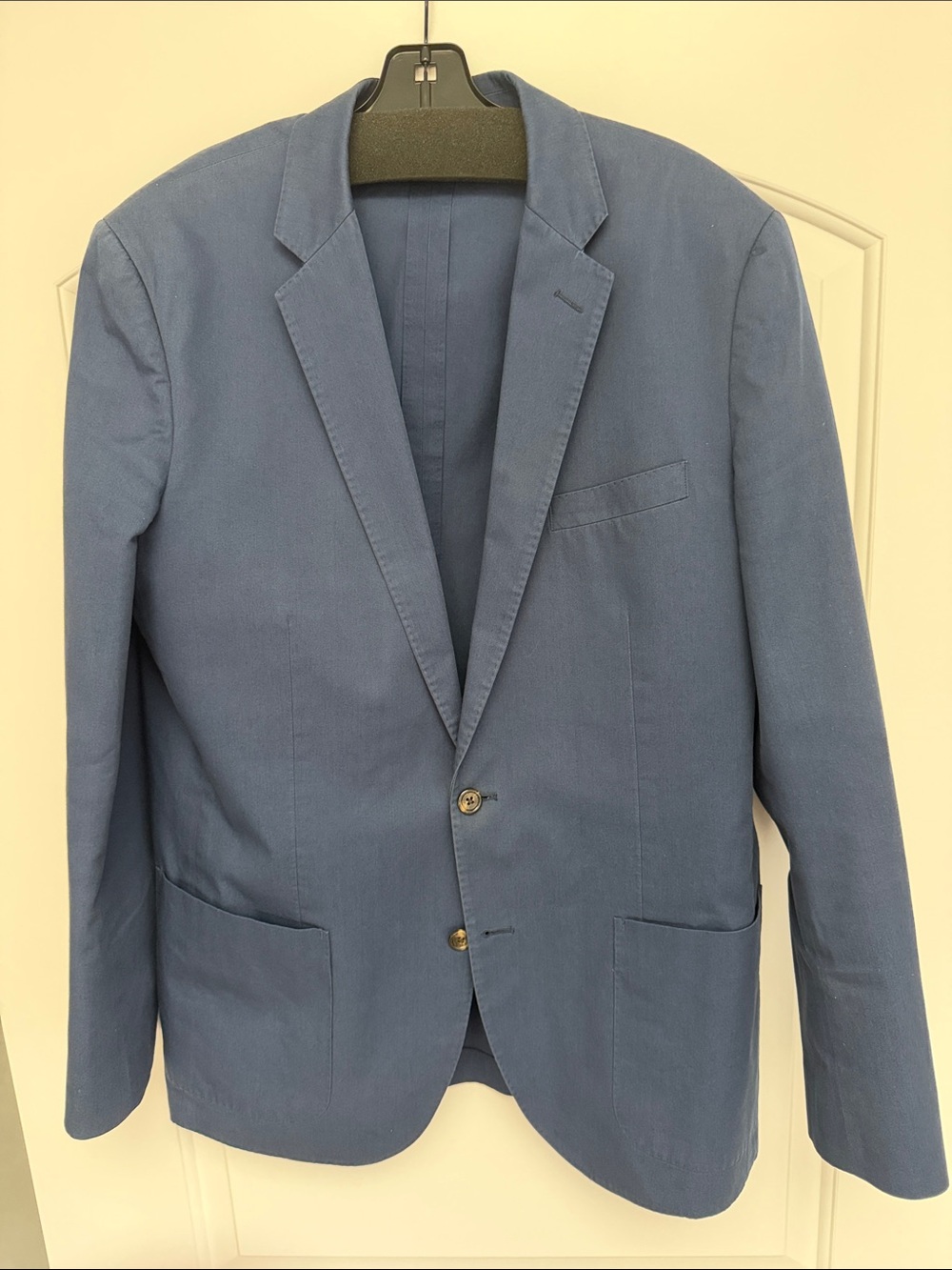 J. Crew Slate Blue Cotton Blazer 42L